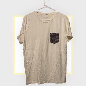 Marine Layer Floral Pocket T-Shirt Size Medium